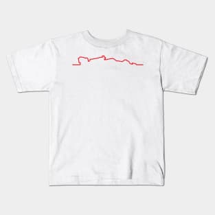 Ferrari F1 Car Line Art - 2022 Model Kids T-Shirt